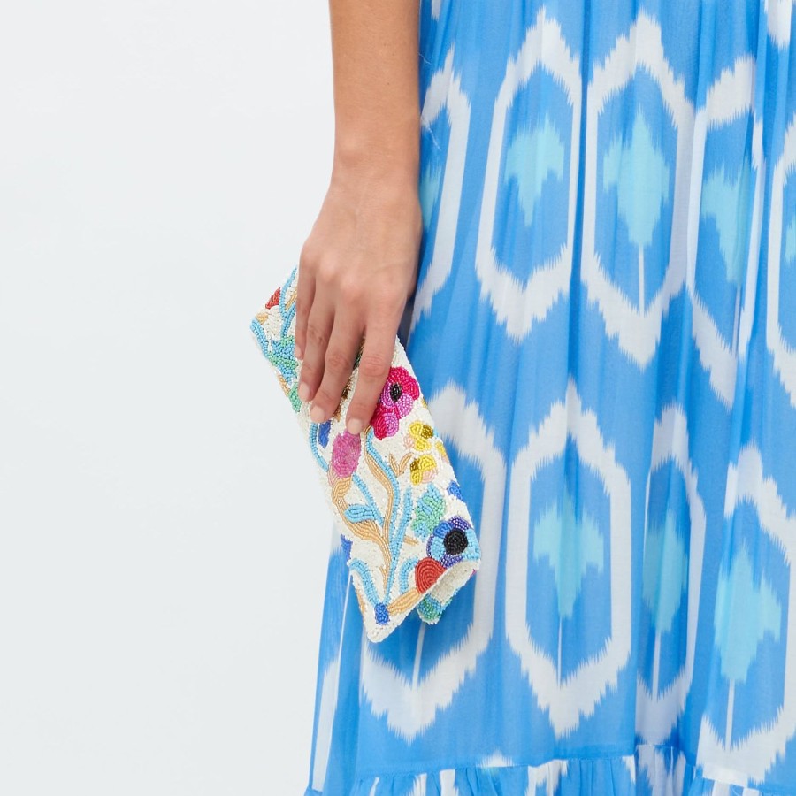 Accessories Oliphant | Beaded Clutch- Zinnia Multi