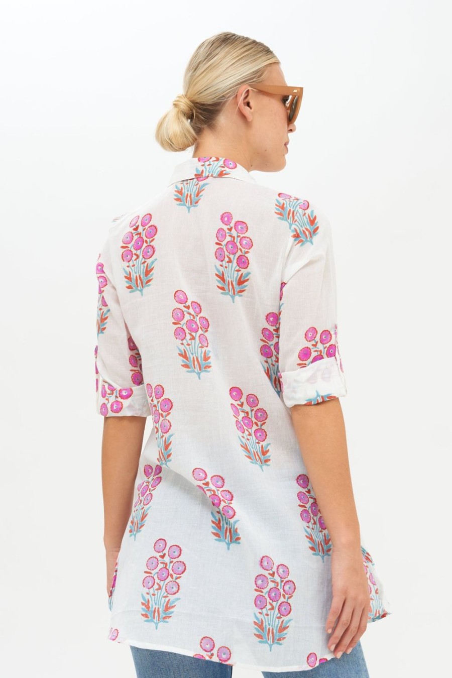 Clothing Oliphant | Long Collar- Marigot Coral