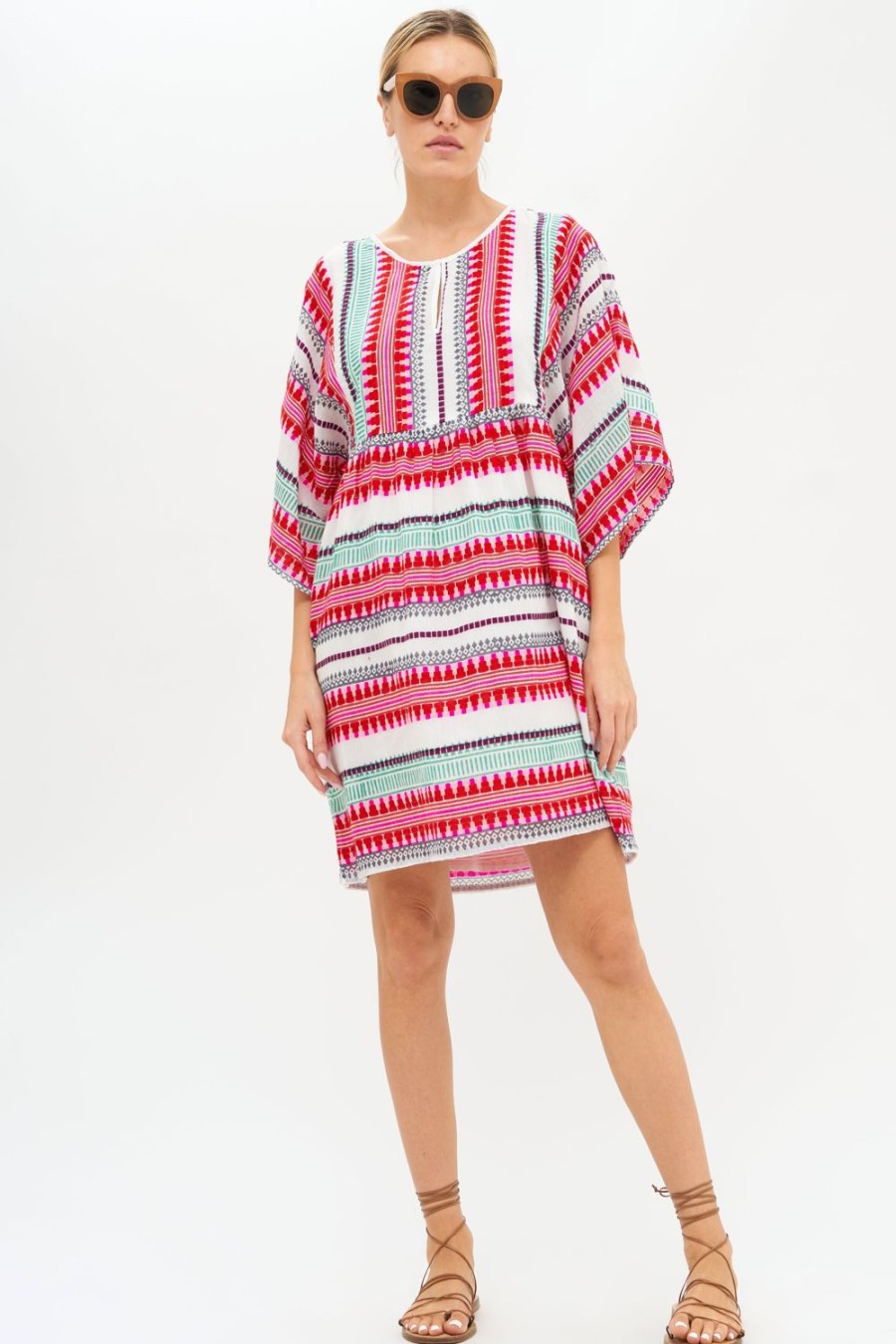 Clothing Oliphant | Kaftan Mini- Mezcal Red