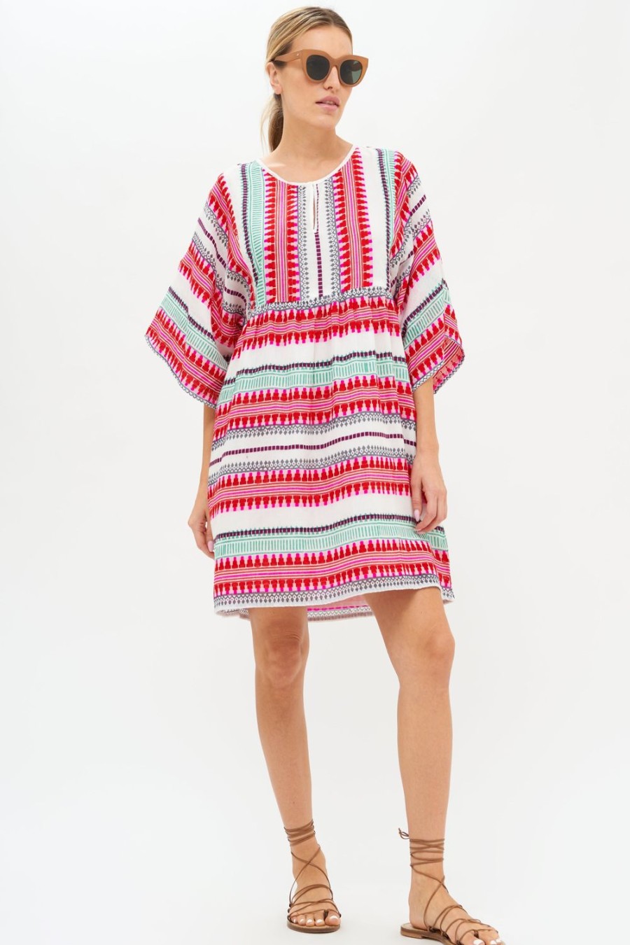 Clothing Oliphant | Kaftan Mini- Mezcal Red