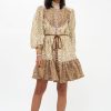 Clothing Oliphant | High Neck Button Mini- Marchesa Olive