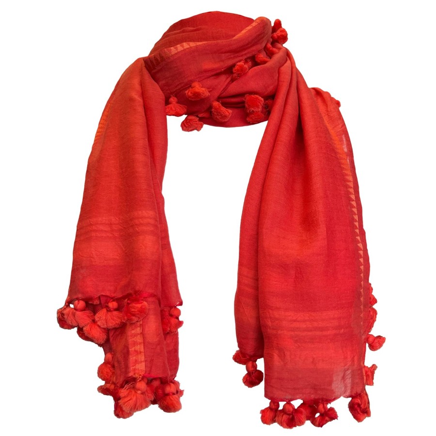 Accessories Oliphant | Flame Tassel Scarf