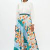 Clothing Oliphant | Swing Skirt- Palmetto Blue