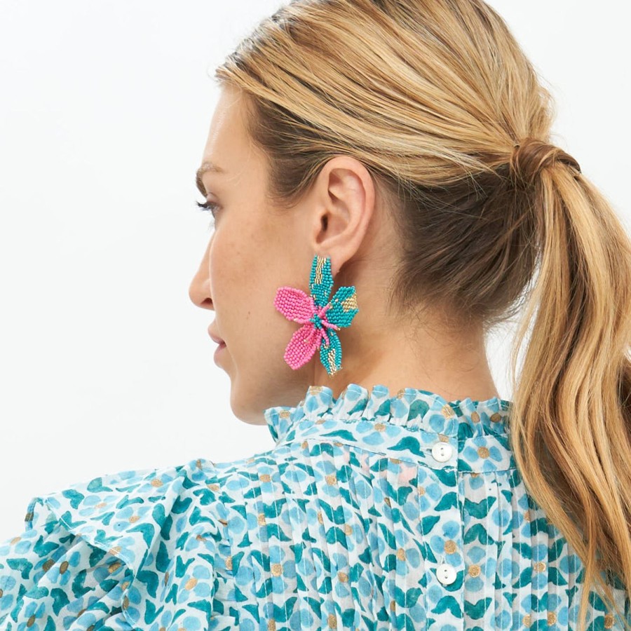 Accessories Oliphant | Kauai Earrings- Turquoise