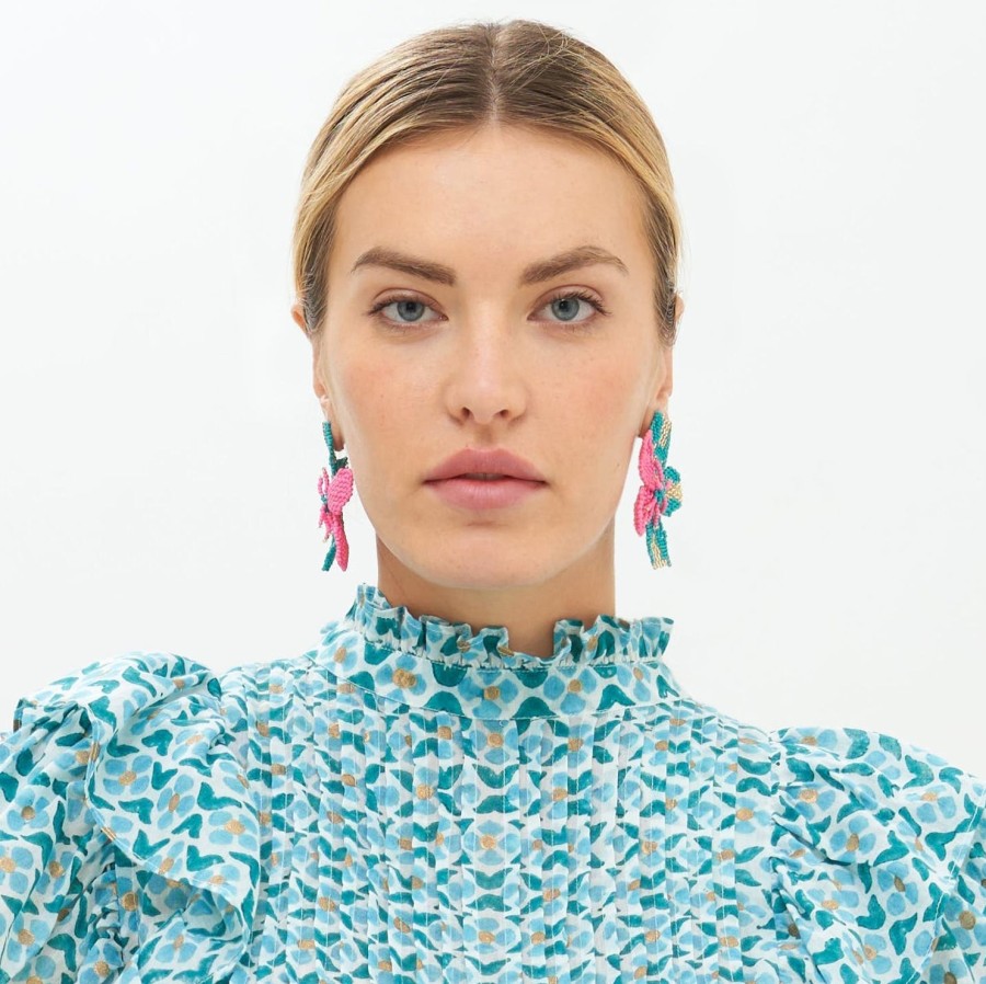 Accessories Oliphant | Kauai Earrings- Turquoise