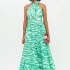 Clothing Oliphant | Cross Front Maxi- Singita Mint