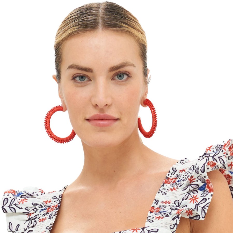 Accessories Oliphant | Cabana Hoops- Red