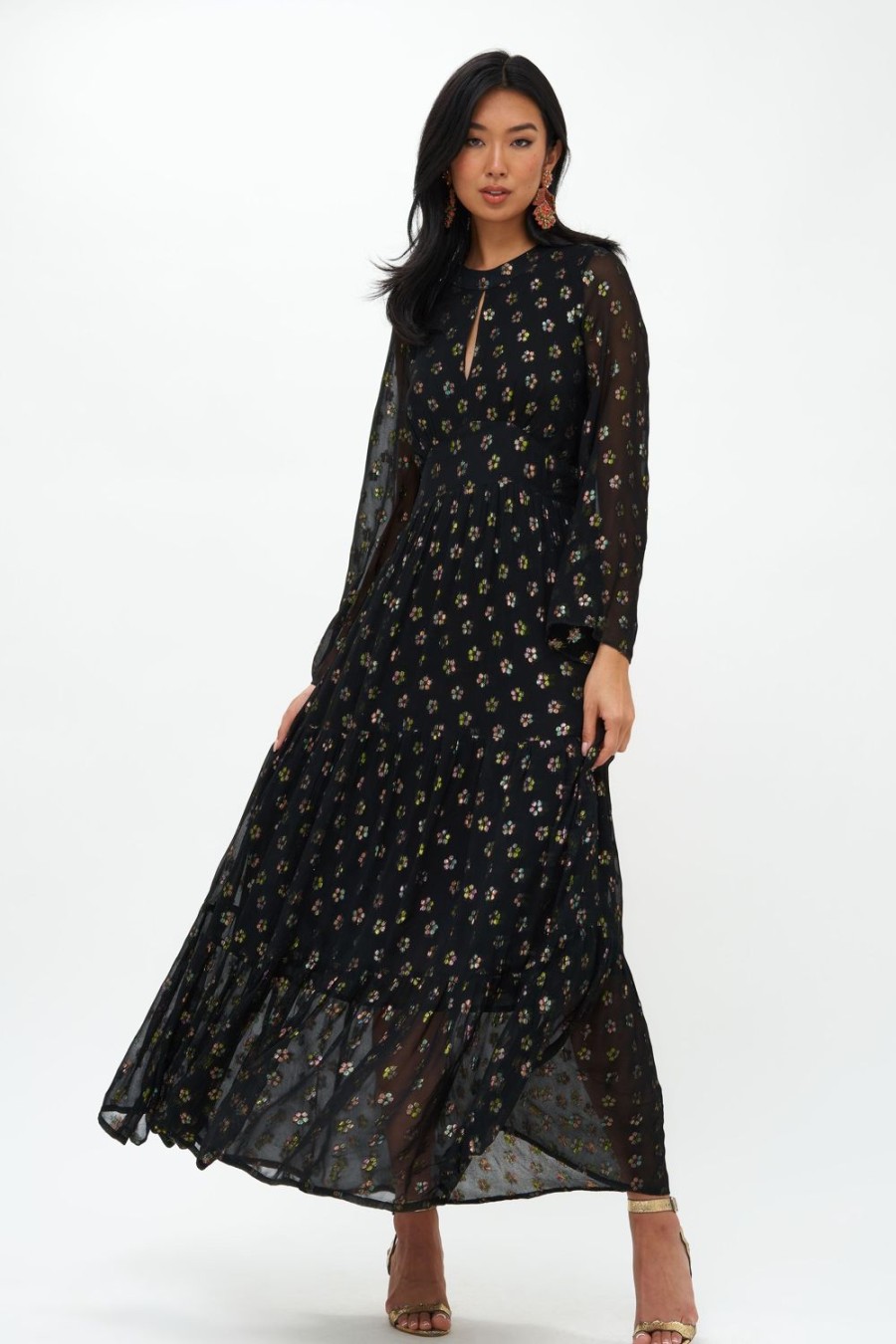 Clothing Oliphant | Balloon Waisted Maxi- Kala Black