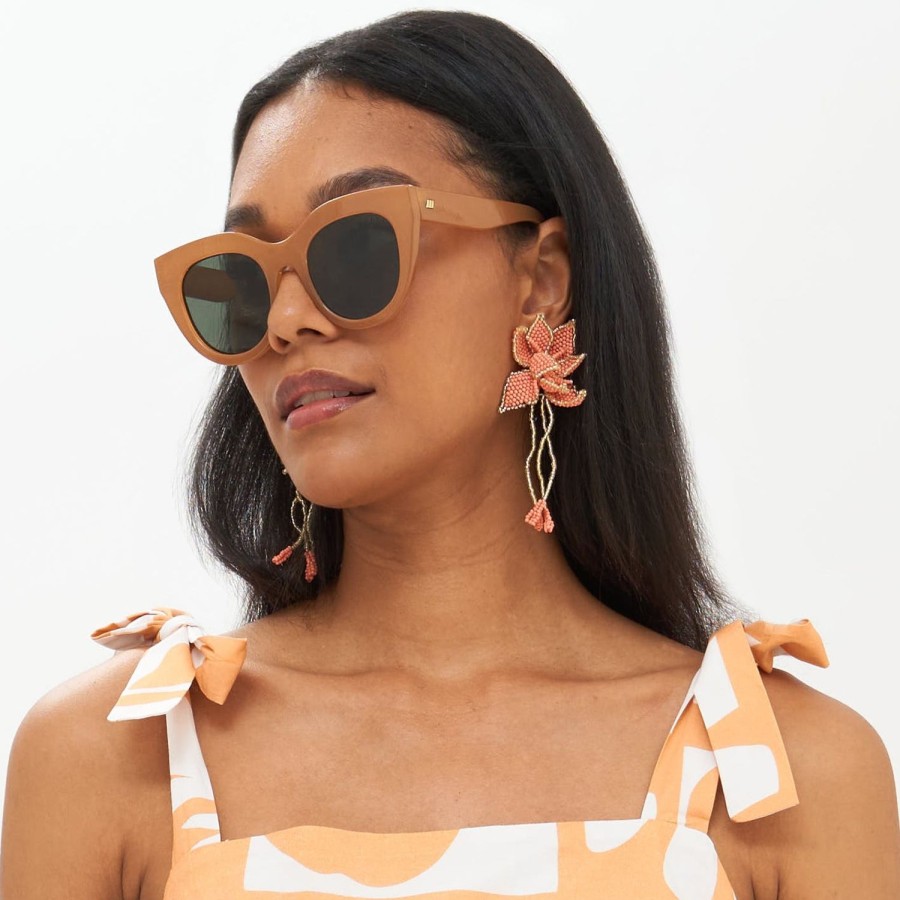 Accessories Oliphant | Jardin Earrings- Coral